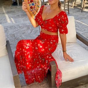 Top and Skirt Set
